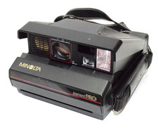 Minolta Instant Pro Polaroid Spectra Camera - TESTED WORKS - With Strap.
