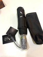 Mercedes-Benz Compact/Folding Umbrella Black  Silver Star Logo UNISEX