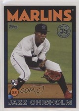 2021 Topps 1986 Baseball 35th Anniversary Series 2 Blue Jazz Chisholm 0qc1