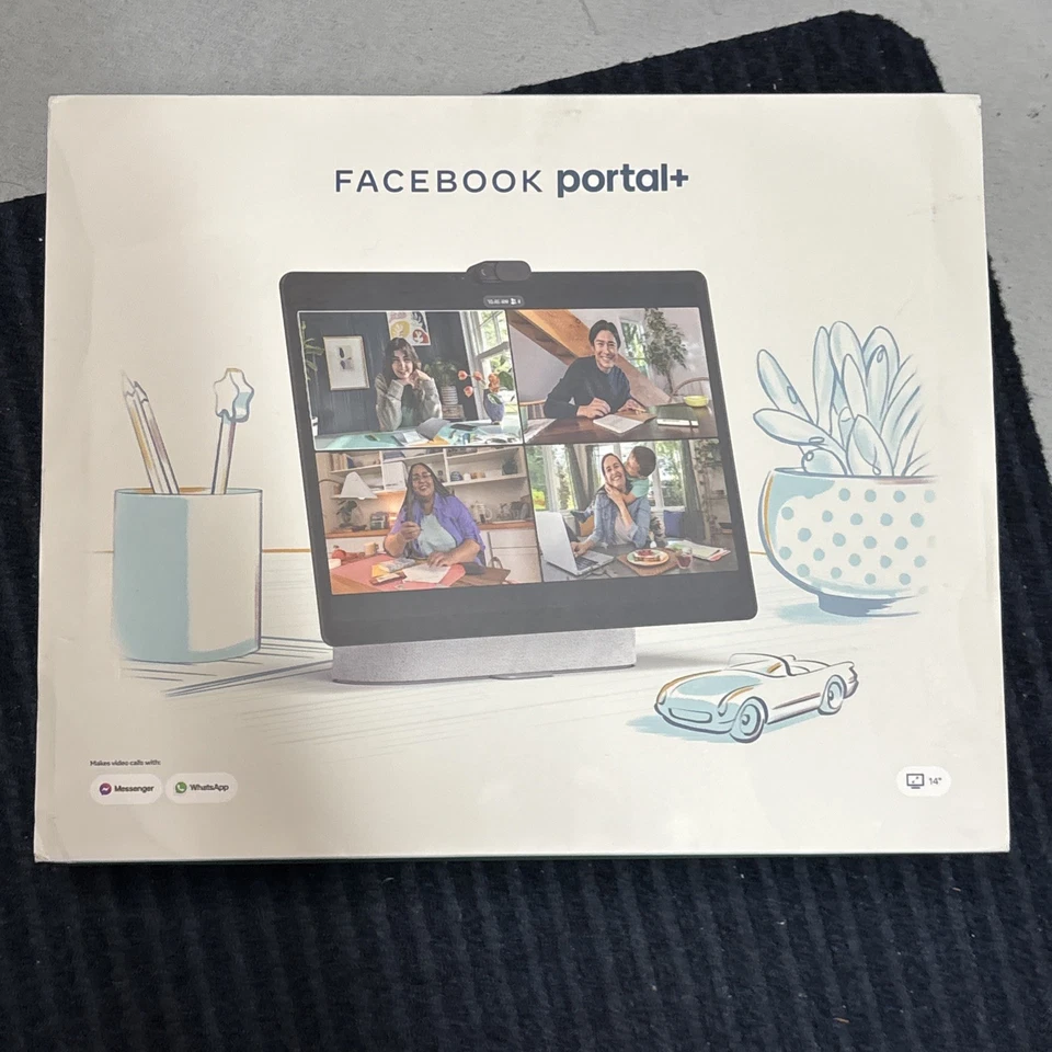 Facebook Meta Portal Plus - Smart Video Calling 14" Touchscreen Factory Reset