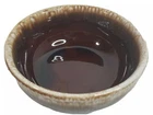 Brown Drip 5” inch Bowl Stoneware USA For Soup Pasta Single Serve 1 Count