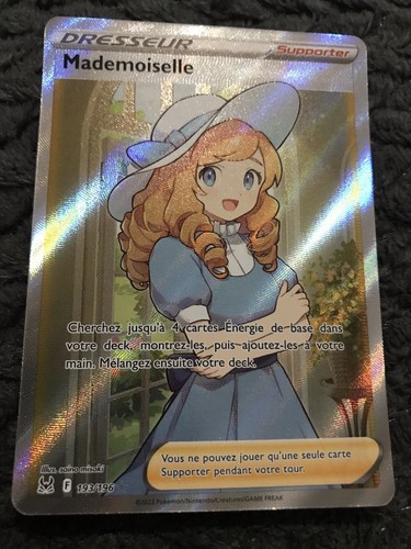 Carte Pokémon Dresseur Mademoiselle 193/196 FA EB11 Origine Perdue NEUF FR