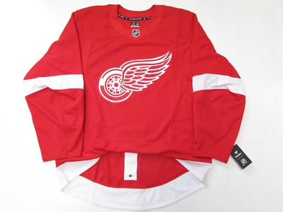 DETROIT RED WINGS HOME FANATICS AUTHENTIC PRO HOCKEY JERSEY SIZE 50