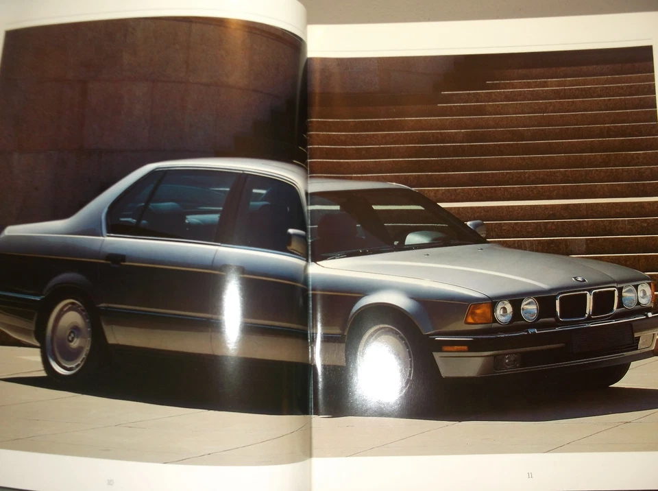 BMW 750iL 1988 folleto original  Foto 4 de 4