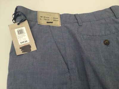 John Lewis End on End Cotton Trousers 