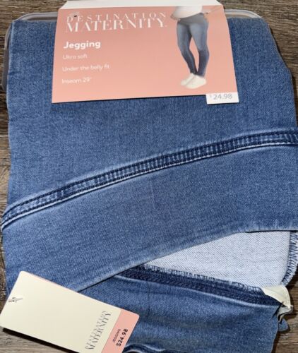 Destination Maternity ~ Women's Jegging Pants Denim Medium Wash Pregnancy ~ M