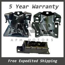 K4251 For 2007-2010 GMC Sierra 3500 HD 6.6L Engine & Transmission Mount Kit 3pc