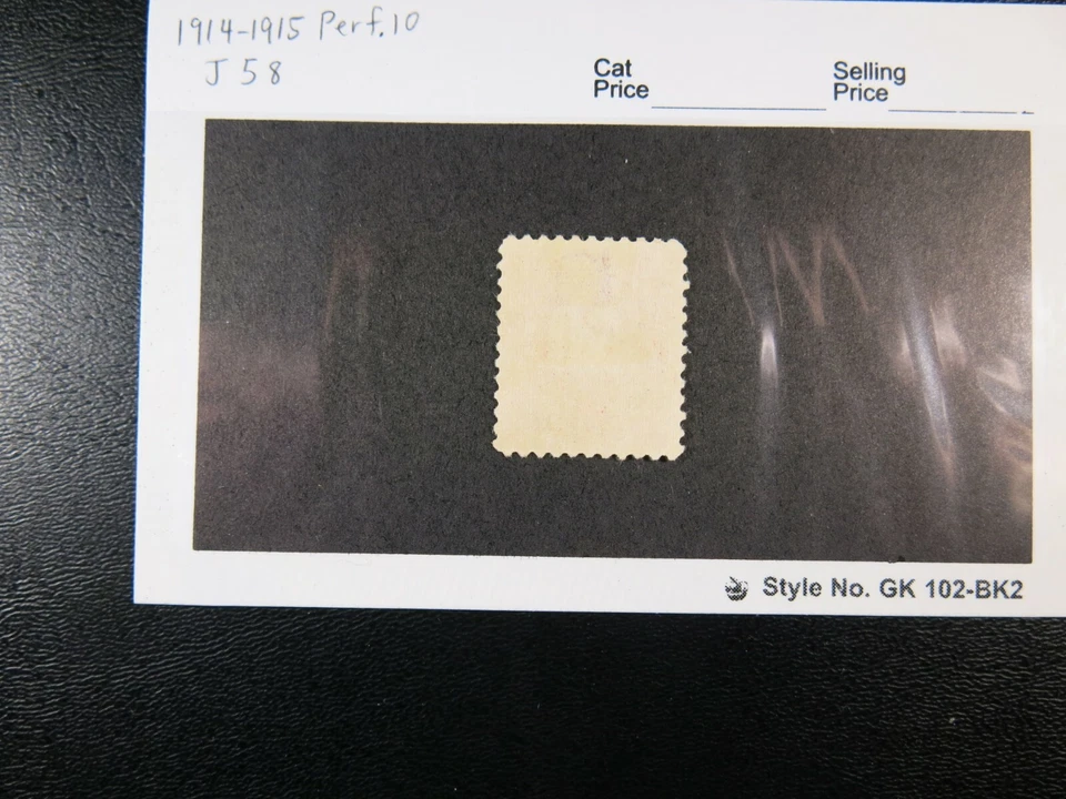 U.S. #J58 1914 50c Postage Due Stamp, Used, Excellent Condition Perf. 10 - Image 2 of 2