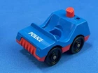Little People - Blue Police Car FPT440 - Blue & Red - Vintage Fisher Price