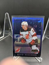 Nico Hischer Blue Rainbow /149 OPC Platinum 2020-21 New Jersey Devils