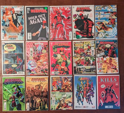 Marvel Comics Deadpool Variant Only Lot / 15 Total (2010 And Up) NM Range