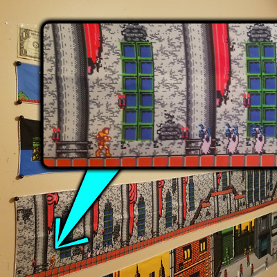 Castlevania banner wall flag 5 foot tapestry Dracula's Castle Simon Belmont NES