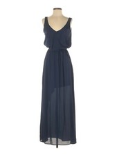 Show Me Your Mumu Navy Blue Maxi Dress Sleeveless Size Small