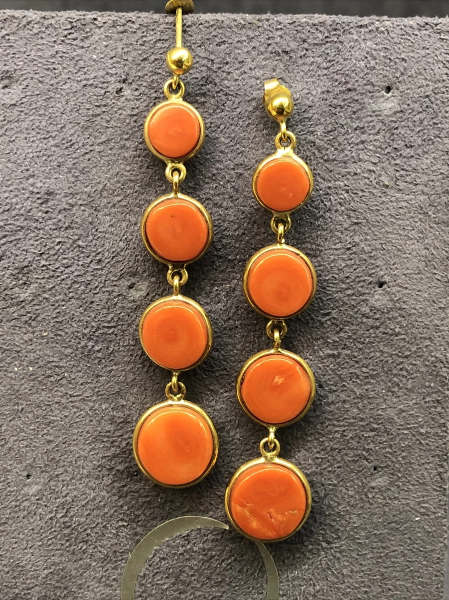 Parure In Oro 18 KT Con Corallo E Perline - Campanile Gioielli - Foto 10