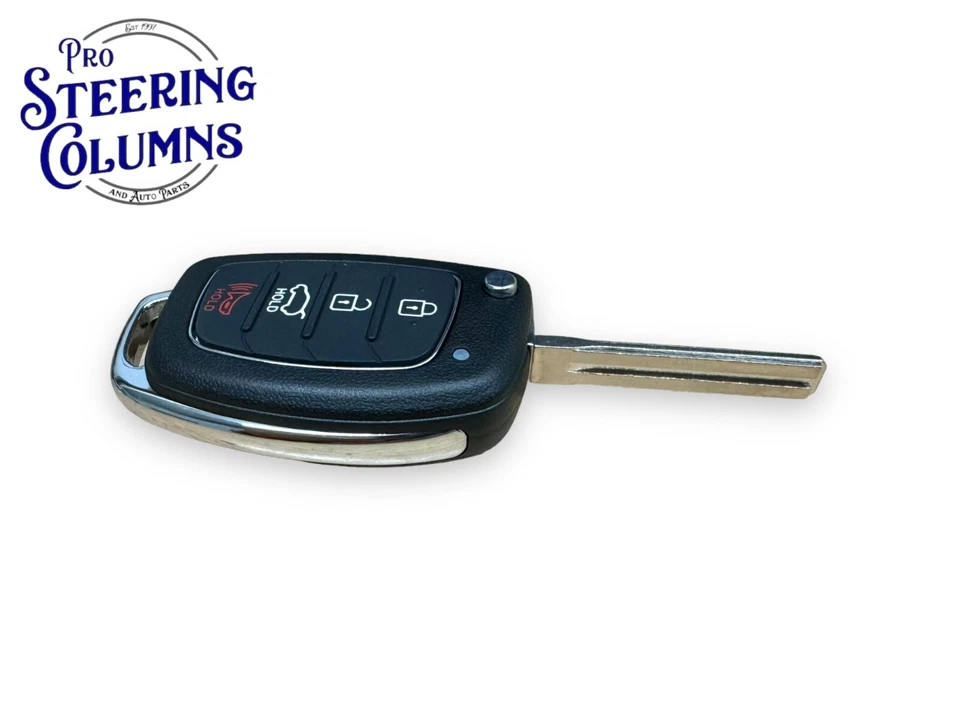 Para 15-19 Hyundai Santa Fe Flip Remoto Clave Fob Nuevo TQ8-RKE-4F31 (2 Paquete) - Imagen 2 de 4