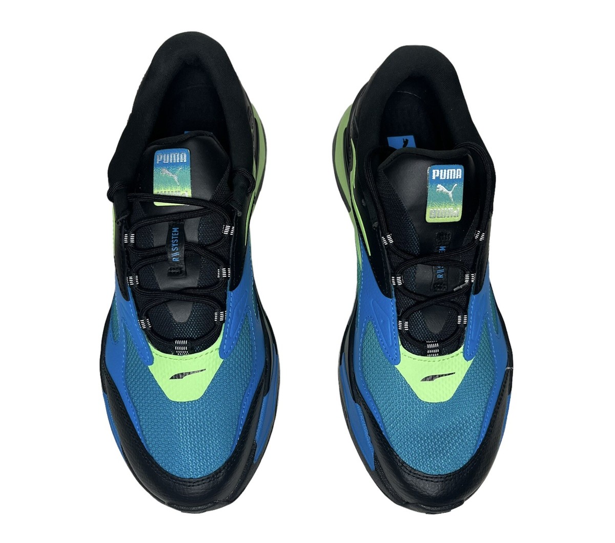 Puma RS-Fast LS Black Ocean Dive 385707-01 Men 11 Sneaker Blue Mesh Running Shoe Puma RS-Fast LS “Black Ocean Dive” Mens Athletic Shoes size  main image 4
