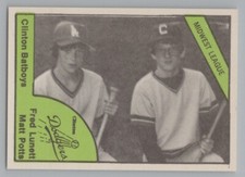 Fred Lunett & Matt Potts 1978 TCMA Clinton Dodgers 