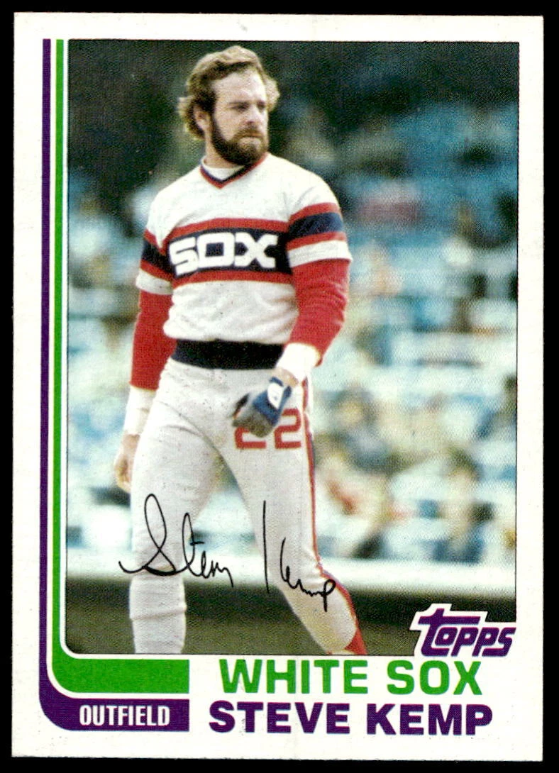 Steve Kemp trading card