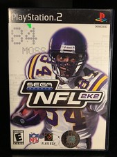 Sega Sports NFL 2K2 (Sony PlayStation 2, PS2) Tested W/Pic, CIB, Authentic