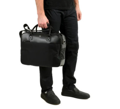 Briefcase Bag Cavalli Class Men's ''Hunter'' Black
