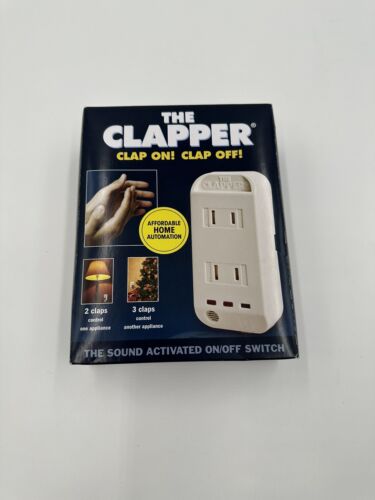 THE CLAPPER Wireless SOUND ACTIVATED ON/OFF LIGHT SWITCH Clap Detection - Picture 1 of 3