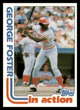 1982 Topps George Foster #701 Cincinnati Reds