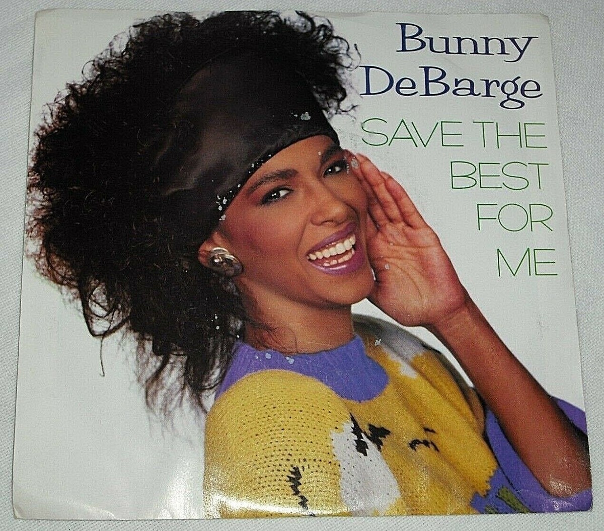 BUNNY DeBARGE-Save the Best For Me (1986) GORDY 45 RPM Single w/PS