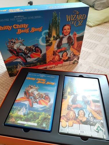 Double Video Collection Chitty Chitty Bang Bang and Wizard of Oz NEW & SEALED - Picture 2 of 4
