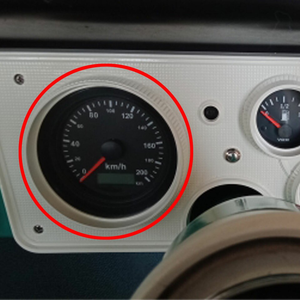85mm GPS Speedometer Odometer Gauge 0-200Km/h For Boat Car Truck ATV ...