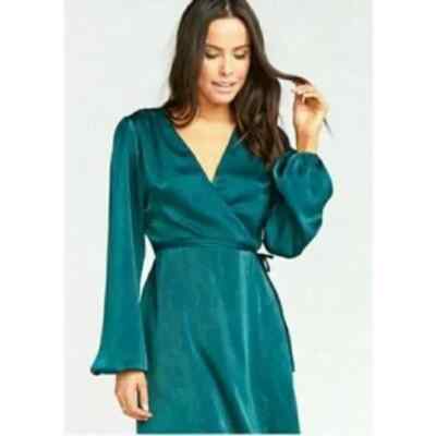 Show Me Your Mumu Women's Nola Dark Emerald Mini Dress