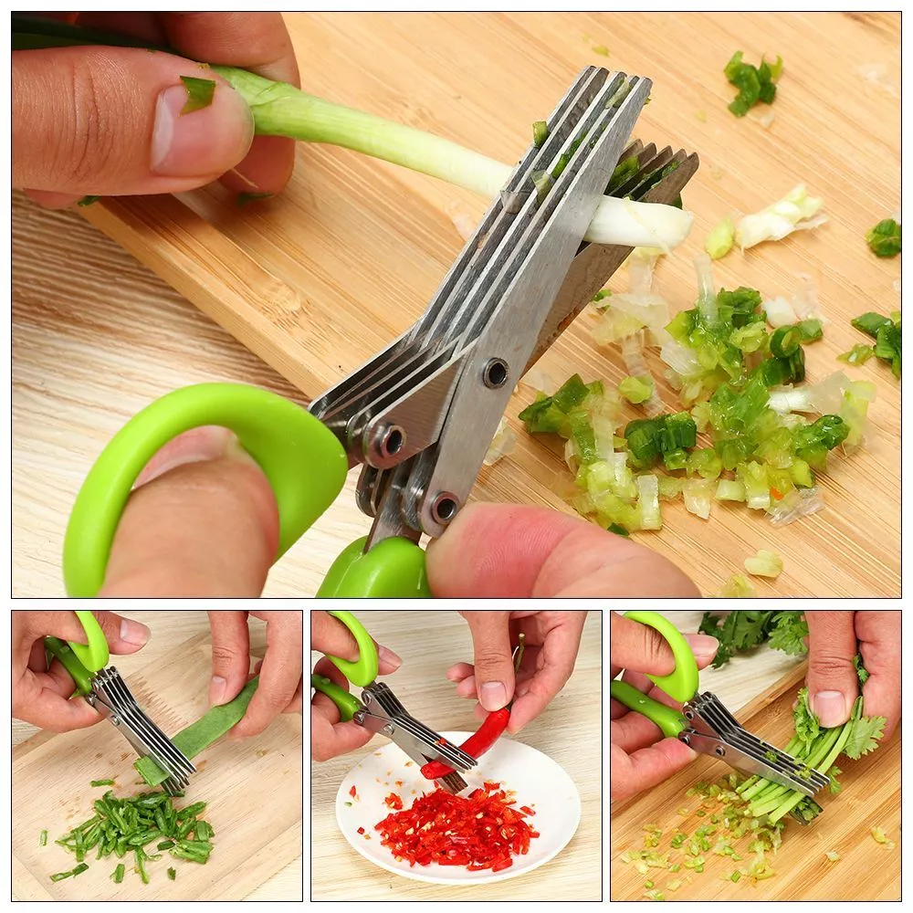 Multi-layer Scissors Kitchen Tools Vegetable Shear Multifunctional Scissors