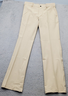 Dunning Golf Pants Mens 32x32 Tan Stretch Performance Classic Fit Straight Leg