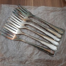 WMF 3200 Barock 6 Kuchengabeln 15,8 cm 90er Silber - mehrere