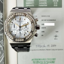 Audemars Piguet 26113ST.ZZ.D030CR.01 Royal Oak Offshore 37mm Diamond Bezel