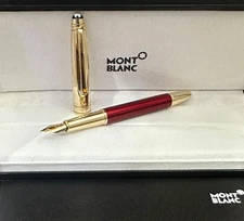 Montblanc classic luxury Christmas gift red fountain pen 01