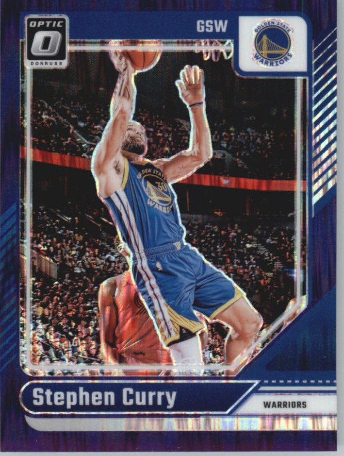 2024-25 Donruss Optic #155 Stephen Curry Purple Shock