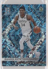2017-18 Panini Spectra Neon Blue Prizm 9/99 Giannis Antetokounmpo #5 1u6