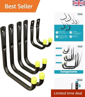 Mehrzweck Schwerlast Garage Haken Set - je 30 kg, rostbeständige Oberfläche