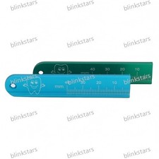 2 Colors Endodontic Dental Endo Aluminium Span Measurement Measure Scale Ruler
