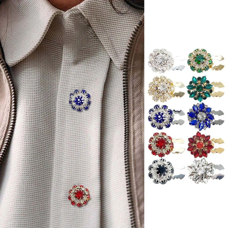 Cubiertas de botones de diamantes de imitación desmontables diamantes de imitación botón flor encanto confiable Foto 4 de 4