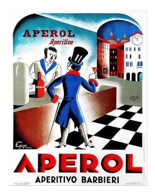 Vintage Aperol Poster Wall Art � Retro Style Decor Premium Quality