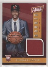 2014 Panini Black Friday Rookie Memorabilia 10 Shabazz Napier #4 fm0