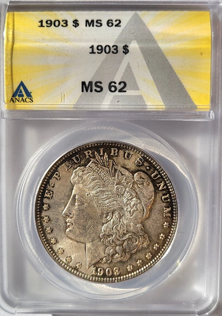 MS 62 Graded 1903 Year Morgan US Dollars (1878-1921) for sale | eBay