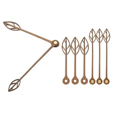 Clock Hands Kit, 4 Set Wooden Clock Hand Parts for 14 Inch Clock, J1