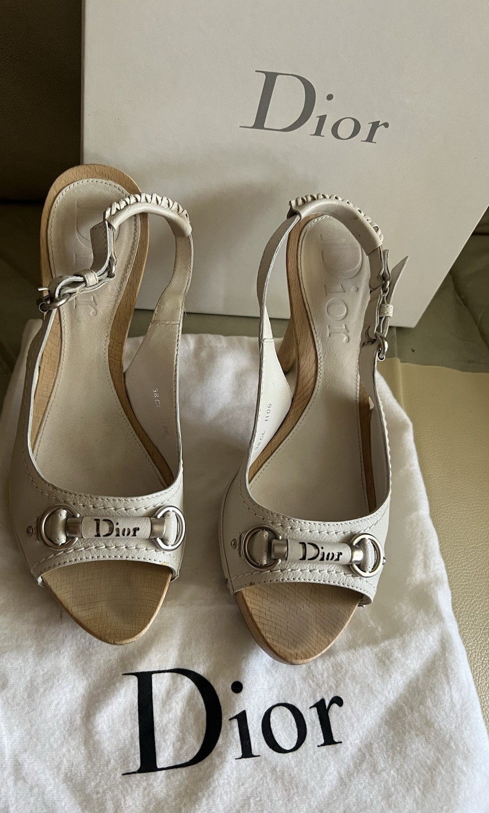 Christian DIOR Y2K Vintage John Galliano High Heel Clogs Mule Sandals 38 Us 8 thumbnail 3