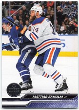 2023-24 Upper Deck Extended #558 Mattias Ekholm Edmonton Oilers