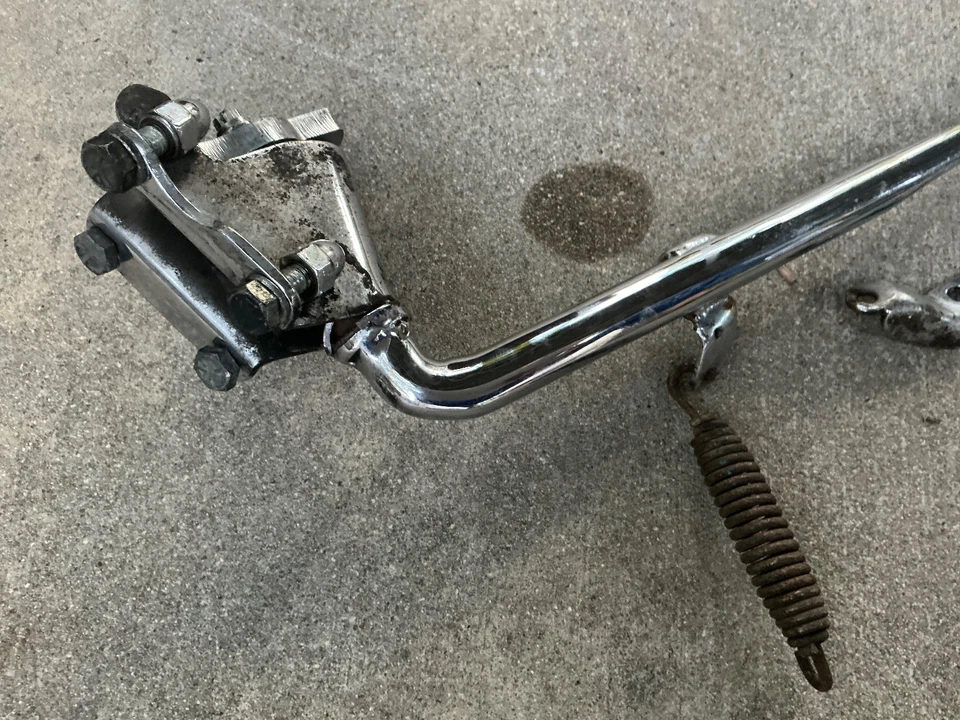1999 Harley Softail стороне удар Jiffy стойка ноги + пружина хром 50087-89B - Изображение 2 из 4
