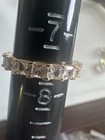 NORDSTROM LIGHT Gold Color Beautiful     Crystals all around  Ring   Size  7 — photo 2