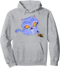 Derpy Kpop Demon Playing with Plant Vase Hunters Unisex Hooded Sweatshirt