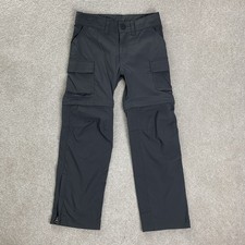 REI Co-Op Convertible Cargo Pants Youth XS 6/7 Dark Gray Outdoor Hiking